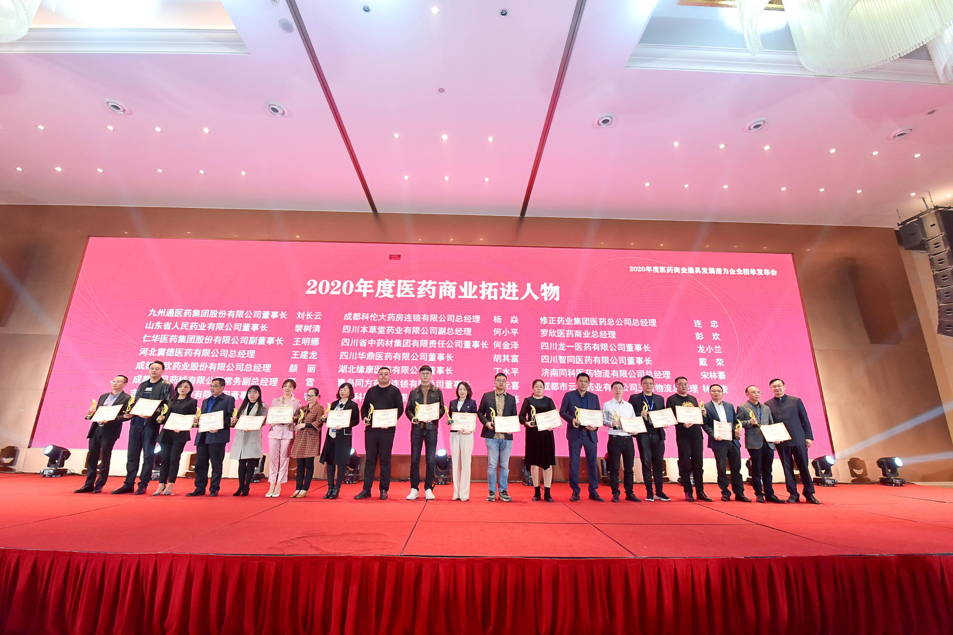 重磅！皇家国际官网药业荣获全2020 年度医药商业最具发展潜力企业！